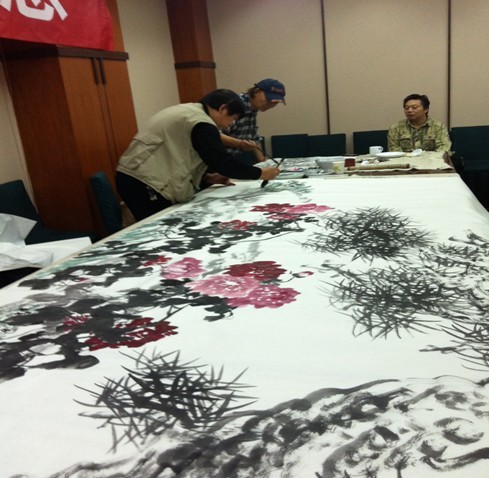 喜迎十八大 兄弟建設(shè)筆會(huì)頌黨恩